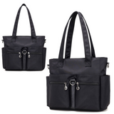 Women Casual Large Capacity Waterproof Oxford Cloth Bag (maroon)