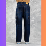 Baggy Cargo Jeans Light Blue (Copy)