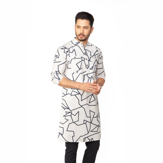 Panjabi: Trendy Fit_Print