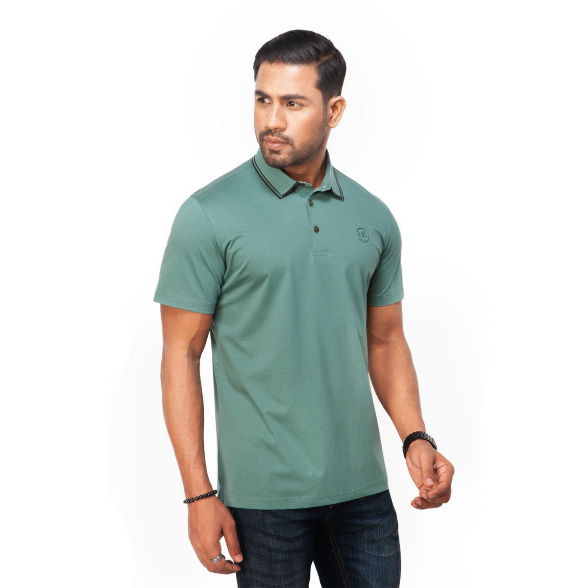 Polo:Short Sleeve_Semi Fit_Mercerized_