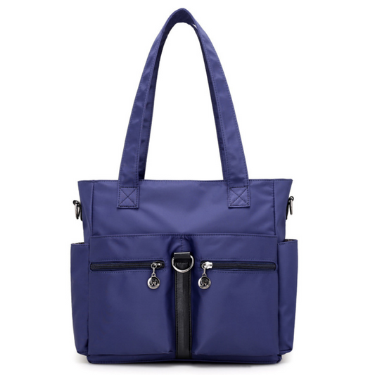 Women Casual Large Capacity Waterproof Oxford Cloth Bag (maroon)