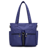 Women Casual Large Capacity Waterproof Oxford Cloth Bag (maroon)